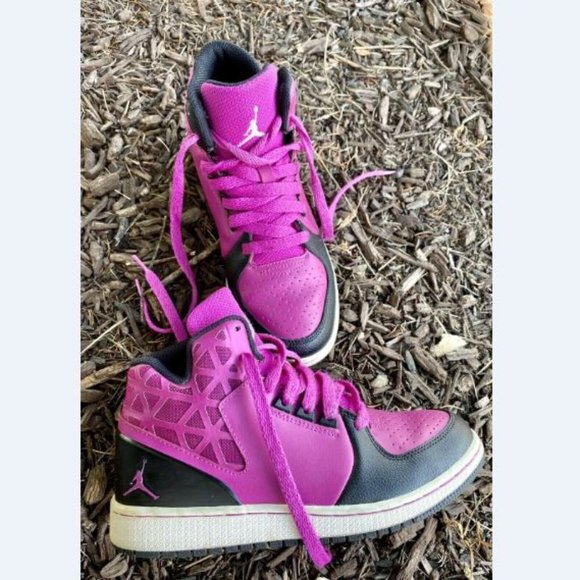 Nike Other - Nike Jordan 1 Flight 3 Girls Youth Purple Pink 4.5